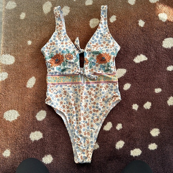 Floral One Piece Swimsuit - Picture 1 of 10